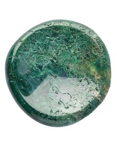 Moss Agate Freeform Worry Stone (1pc)