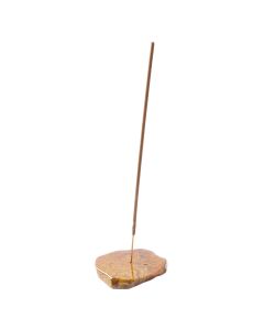 Fancy Agate Natural Edge Slab Incense Holder (1pc) NFD