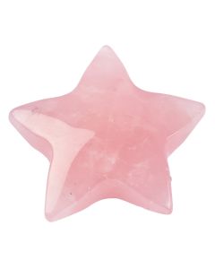 Rose Quartz Star, 8mm x 28/30mm (1pc)