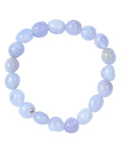 Blue Chalcedony Tumblestone Bracelet (1pc)