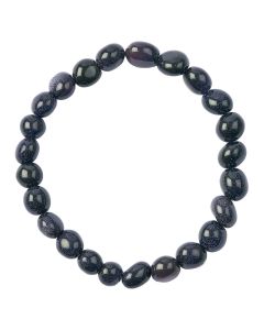Blue Goldstone Small Tumblestone Bracelet (1pc)