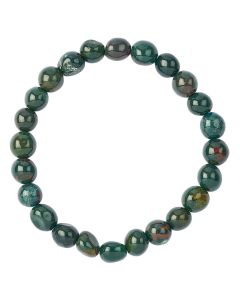 Bloodstone Small Tumblestone Bracelet (1pc)