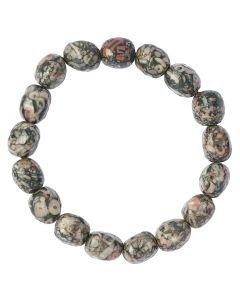 Fossil Shell Jasper Tumblestone Bracelet (1pc)