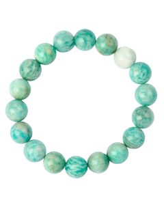 10mm Amazonite Bead Bracelet (1pc)