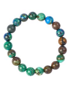 10mm Azurite Malachite Bead Bracelet (1pc)