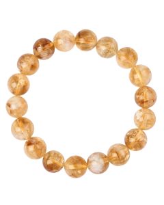 10mm Citrine Bead Bracelet (A Grade) (1pc)