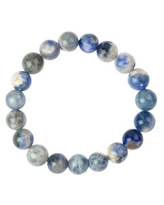10mm Brazilian Sodalite Bead Bracelet (1pc)