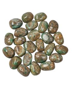 African Green Jasper Tumblestone Refill (25pcs)
