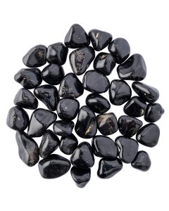 Black Onyx Tumblestone, South Africa (KGS) NETT