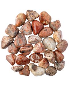 Light Brecciated Jasper Tumblestone, South Africa (KGS) NETT