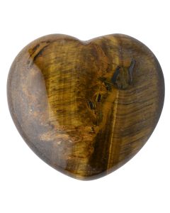 Gold Tiger Eye Puff Heart 45mm x 40mm x 20mm (1pc) NETT