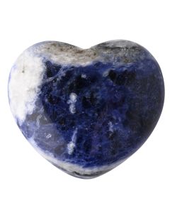 Sodalite Puff Heart 45mm x 40mm x 20mm (1pc) NETT