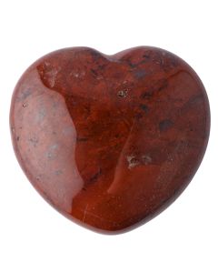 Red Jasper Puff Heart 45mm x 40mm x 20mm (1pc) NETT
