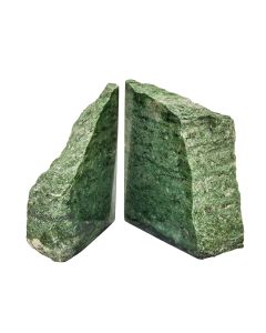 Brazilian Green Jasper Bookends (3-4kg) (Pair) NETT