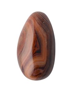 Natural Red Banded Agate Polished Pebble 1.5-2" (1pc) NETT