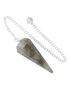 Pendulum Labradorite With 6" Chain (1pc) NETT