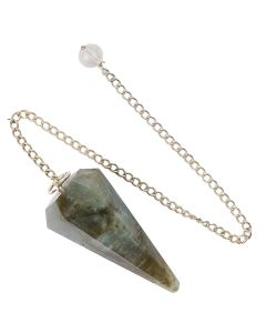 Pendulum Labradorite With 6" Chain (1pc) NETT