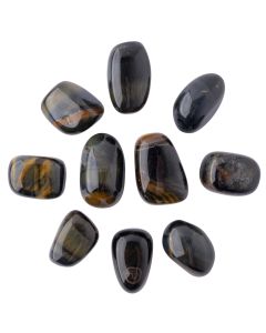 Tiger Eye Gold and Blue Tumblestone Starter Pack Refill (10pc) NETT