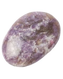 Rubellite with Lepidolite Smoothstone, Madagascar 50-60mm (1pc)
