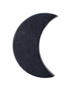 Shungite Pendant Moon 30-35mm (1pc) 
