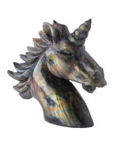 Labradorite Unicorn Carving 3.5" (1pc) NETT