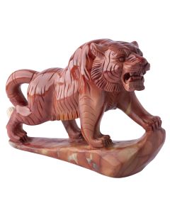 Mookaite Tiger Carving with Base 7x1.5x4.5 (1pc) NETT