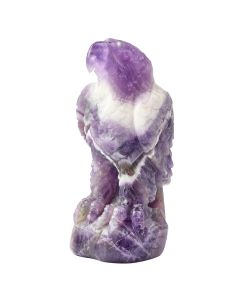 Amethyst Eagle Carving, 3.75" (1pc) NFD