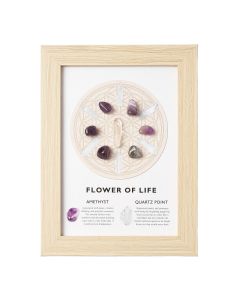 Flower of Life Picture in Frame (1pc) NFD