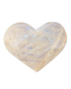 Moonstone Heart, Tanzania (1pc) NFD