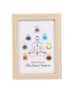 The 7 Chakras Picture in Frame (1pc) NFD