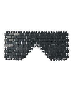 Black Obsidian Bead Eye Mask (1pc) NFD