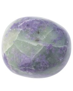 Fluorite and Serpentine Medium Tumblestone 20-30mm, Bolivia (1pc) NETT