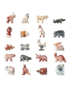 Soapstone Animal Carvings Mix 2, Peru (20pcs) NETT