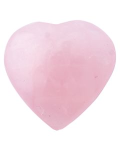 Rose Quartz Heart 20-30mm, Madagascar (1pc) NETT