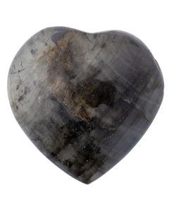 Labradorite B Grade Heart 20-30mm, Madagascar (1pc) NETT