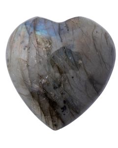 Labradorite B Grade Heart 30-40mm, Madagascar (1pc) NETT