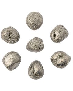 Pyrite Small Tumblestone 10-20mm, Peru (100g) NETT