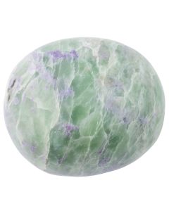 Fluorite and Serpentine Large Tumblestone 35-40mm, Bolivia (1pc) NETT