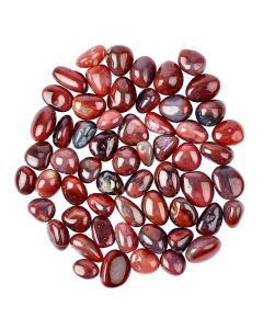 Red Agate Medium Tumblestones, 20-30mm, Zimbabwe (500g)
