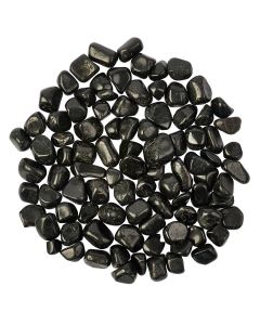 Black Tourmaline Small Tumblestones 10-20mm Zimbabwe (250g) 