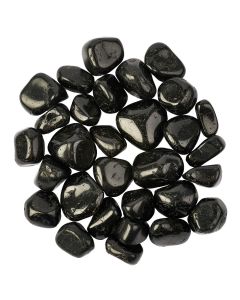 Black Tourmaline Medium Tumblestones, 20-30mm, Zimbabwe (250g) 