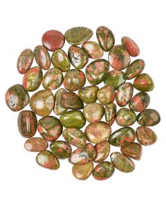 Unakite Large Tumblestones, 30-40mm, Zimbabwe (1kg)