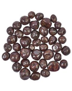 Red Garnet Small Tumblestones, 10-20mm, Zimbabwe (250g)