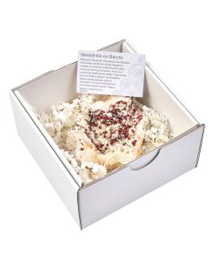 Extra Large Vanadinite on Baryte in box, Mibladen, Morrocco, (1pc)
