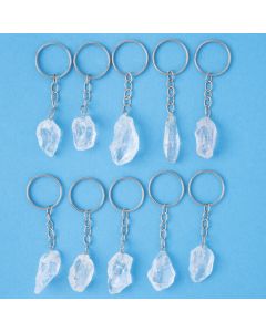 Rough Prasiolite Keyring (10pc) NFD