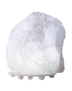 Mini Rough Quartz Lamp with LED USB fitting NETT