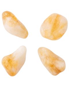 Citrine Heat Treated A Grade Extra Large Tumblestone 40-50mm, Brazil (100g) NETT