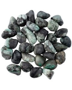 Emerald 2nd Quality Extra Large Tumblestone 40-50mm, Brazil (1kg) NETT