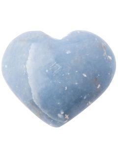 Angelite Heart 40-50mm, Peru (1pc) NETT