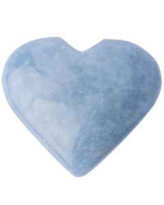 Angelite Heart 50-60mm, Peru (1pc) NETT